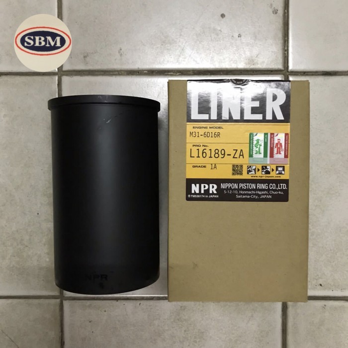 1 BIJI Boring / Cylinder Liner Fuso Fighter 190PS / 220PS Merk Mitsubishi NPR Jepang Asli (mesin 6D1