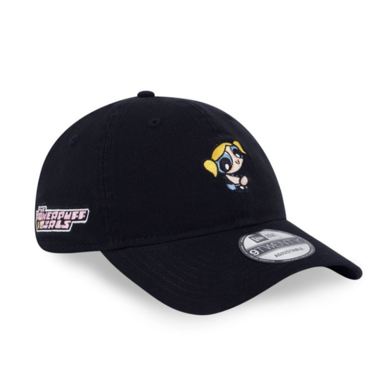 Topi New Era Cap The Powerpuff Girls Bubbles Black 9Twenty Adjustable Original