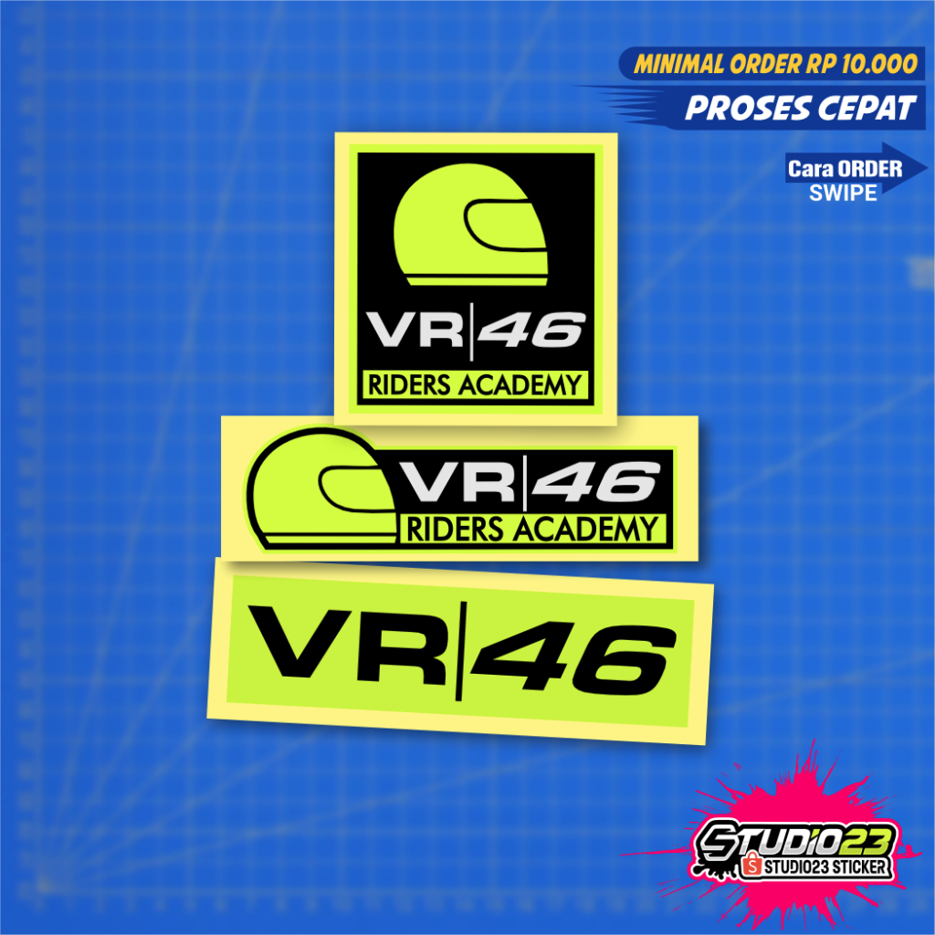 

Stiker Cutting VR R0ssi 46 Riders