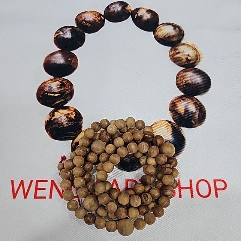Tasbih Kayu Cendana Kupang +/- 8 MM 108 Butir