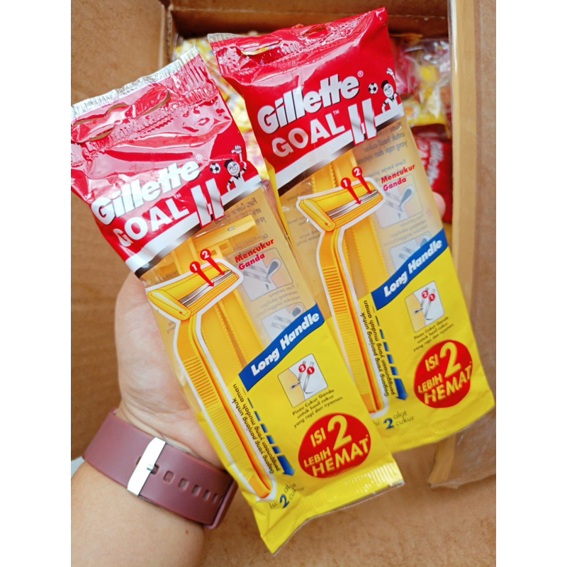 Gillette Goal 2 - isi 2pcs - Pisau Cukur gilette Cukuran jenggot