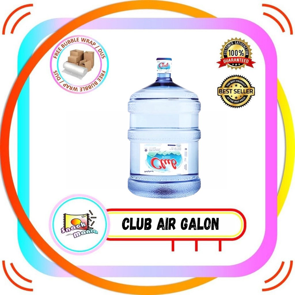 

CLUB Air Mineral 19 Liter Galon + Isi Refill