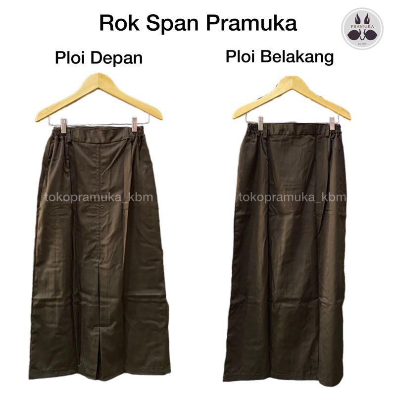 Rok Span Pramuka Ploi Depan dan Ploi Belakang