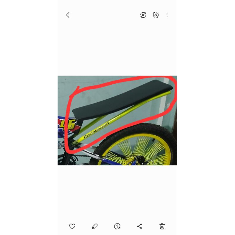 Jok Sepeda Drag Race Lajak BMX Ukuran R16 18 20 24 26 Model B Panjang 40-45 cm
