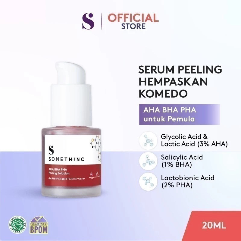 SOMETHINC AHA BHA PHA Peeling Solution | Serum Eksfoliasi