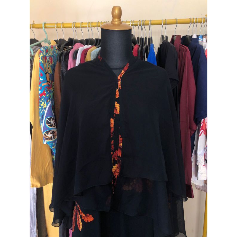 Set Gamis preloved warna hitam