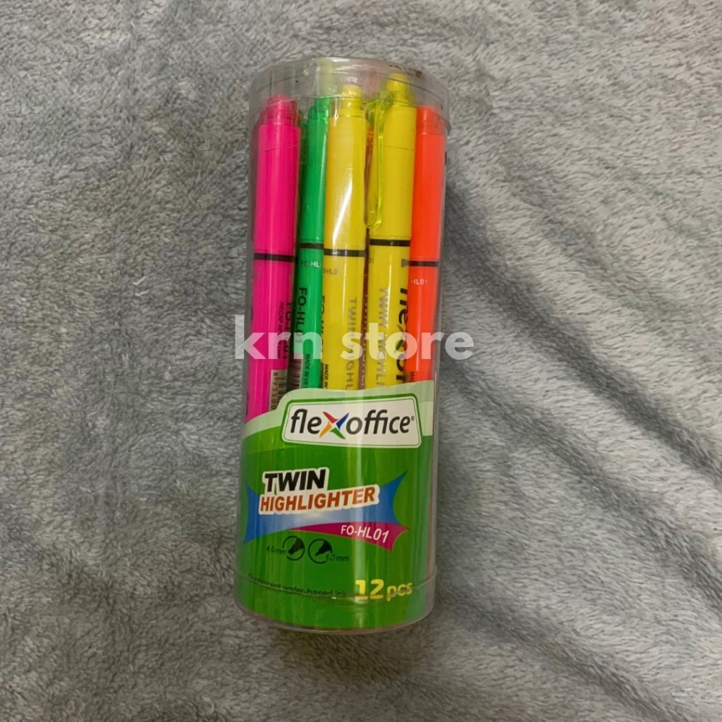 

Highlighter Flexoffice//Stabilo Flexoffice//Stabilo 12 Warna//Stabilo Murah