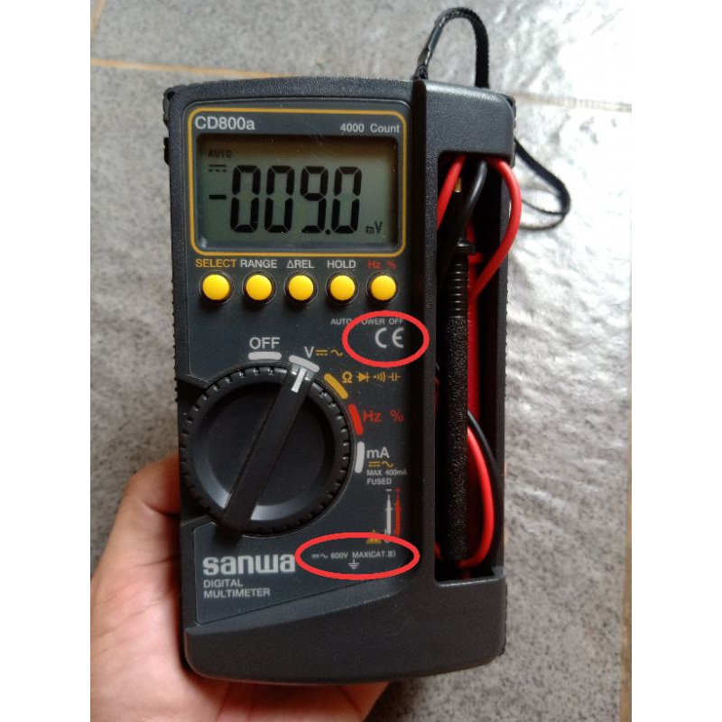 Sanwa CD800A bekas Original JAPAN logo CE bagian depan (wajib video unboxing)