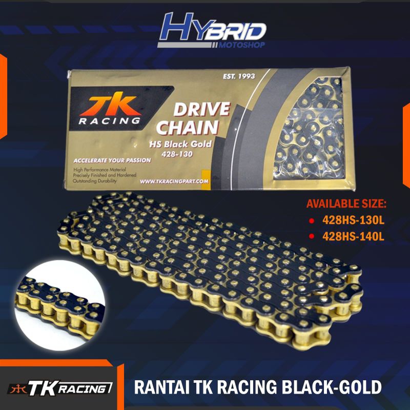 Rantai TK Racing Black gold 428HS-130 428HS-130 l
