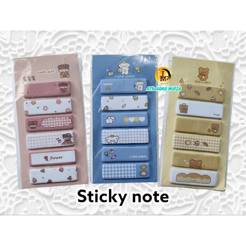 

Sticky note set (chat mau warna apa)