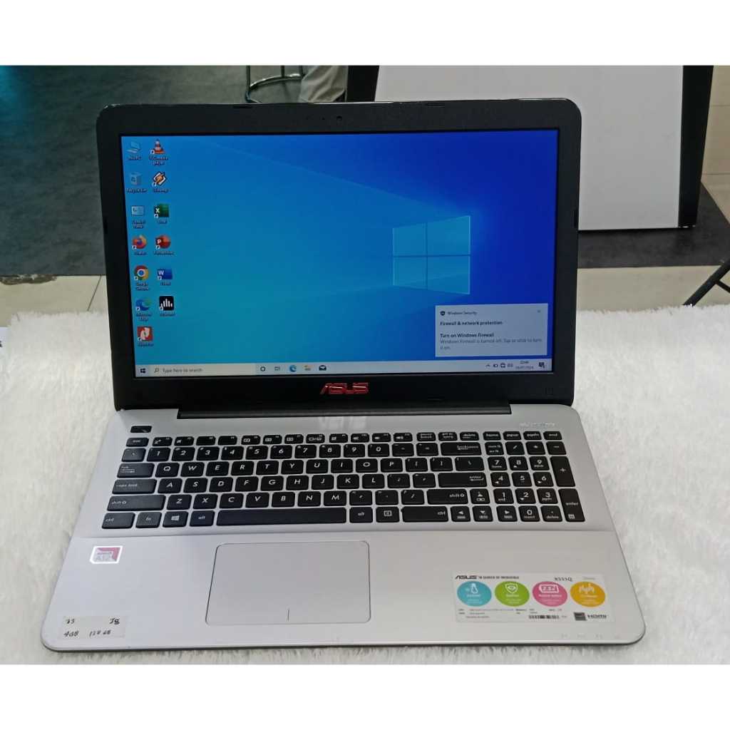 Laptop Leptop Asus X555Q Amd A12 9720P Vga Radeon R7 Ram 8Gb Ssd 256Gb Laptop Second Bekas Gaming Da
