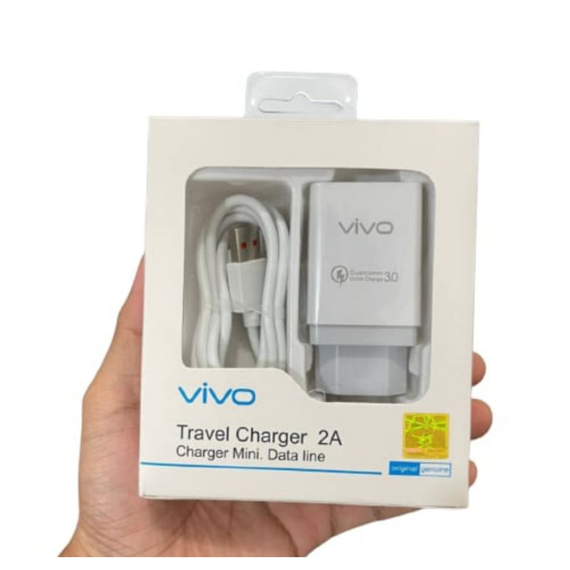 PROMO CHARGER CASAN VIVO ORIGINAL FAST CHARGING 3.0 QUALCOM  BUAT SEMUA HP ANDROID MICKRO USB / QUAL