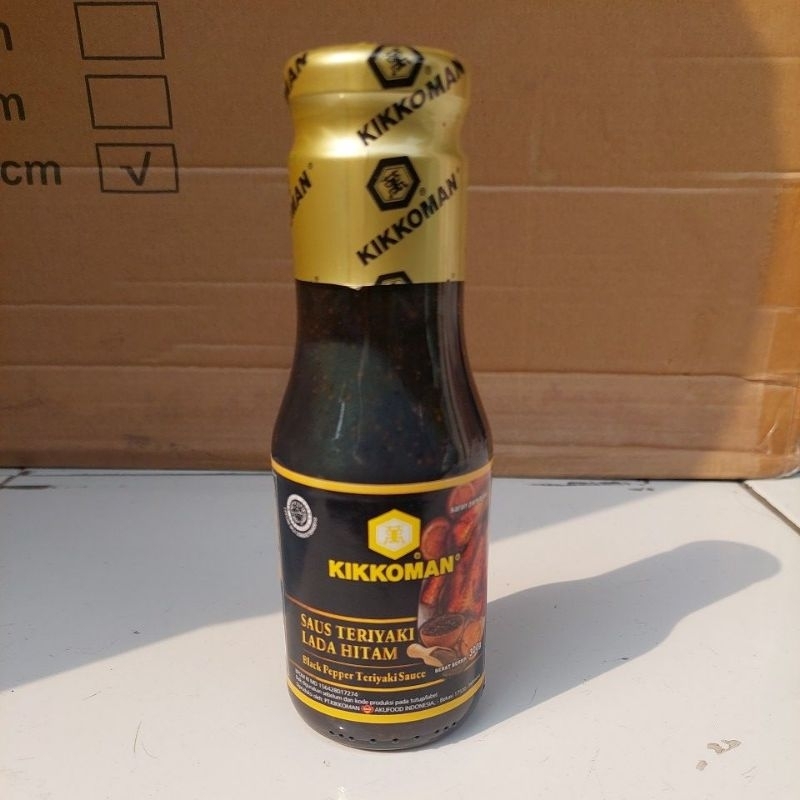 

KIKKOMAN SAUS TERIYAKI LADA HITAM 300GR