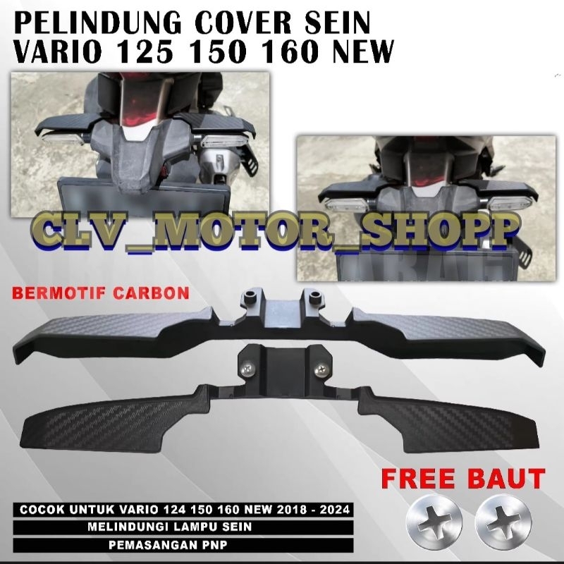 COVER PELINDUNG LAMPU SEN BELAKANG VARIO 125 150 160 ABS CBS ISS OLD NEW VARTECH LIGHT SIGNAL PNP