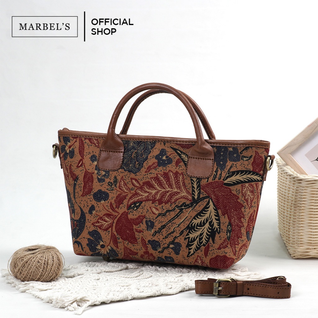 Belfancy Bag - Tas Tote Kulit Asli Batik Tiga Negri Jogja | Handbag Premium Wanita