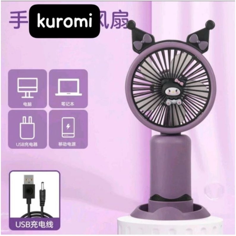 Kipas angin portabel Karakter Sanrio/kipas angin anak/kipas angin lucu/kipas angin karakter