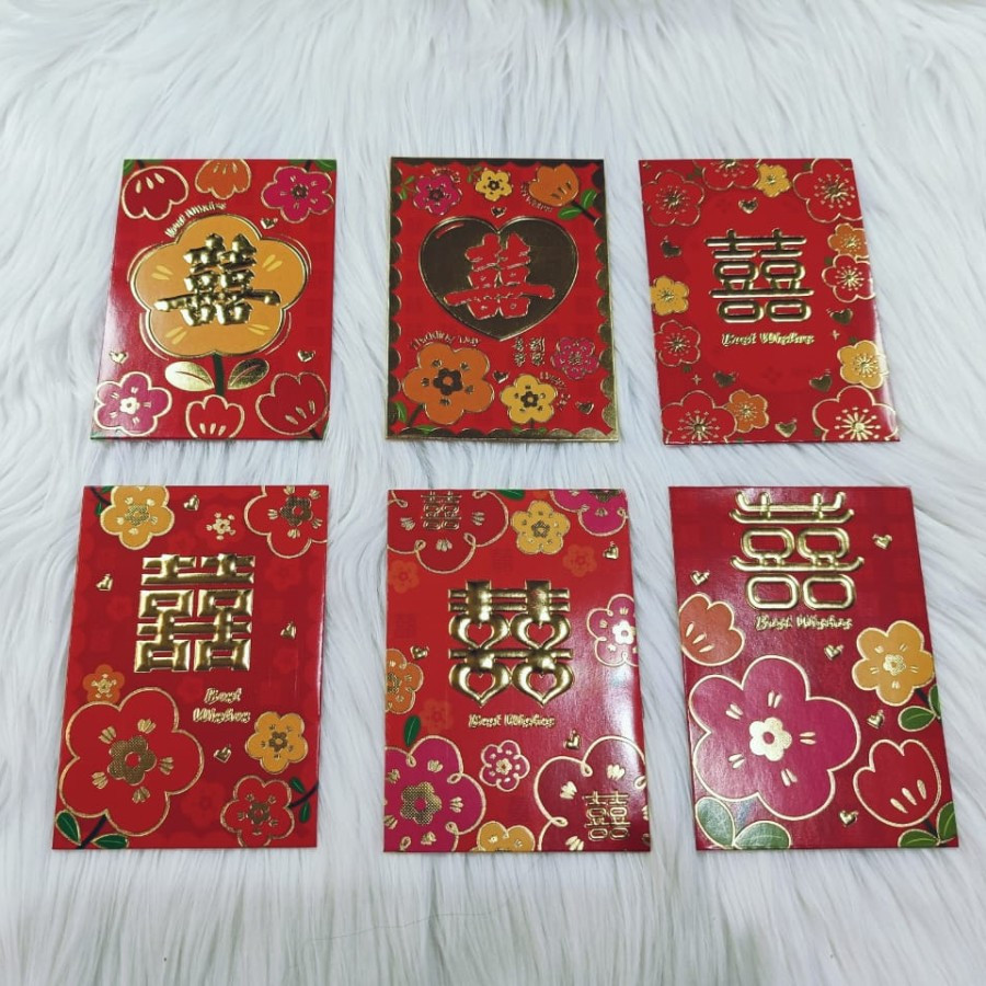 

Angpao Swangsi (angpao kawin/angpao nikah) 4118 Motif sama bahan KErtas Artpaper
