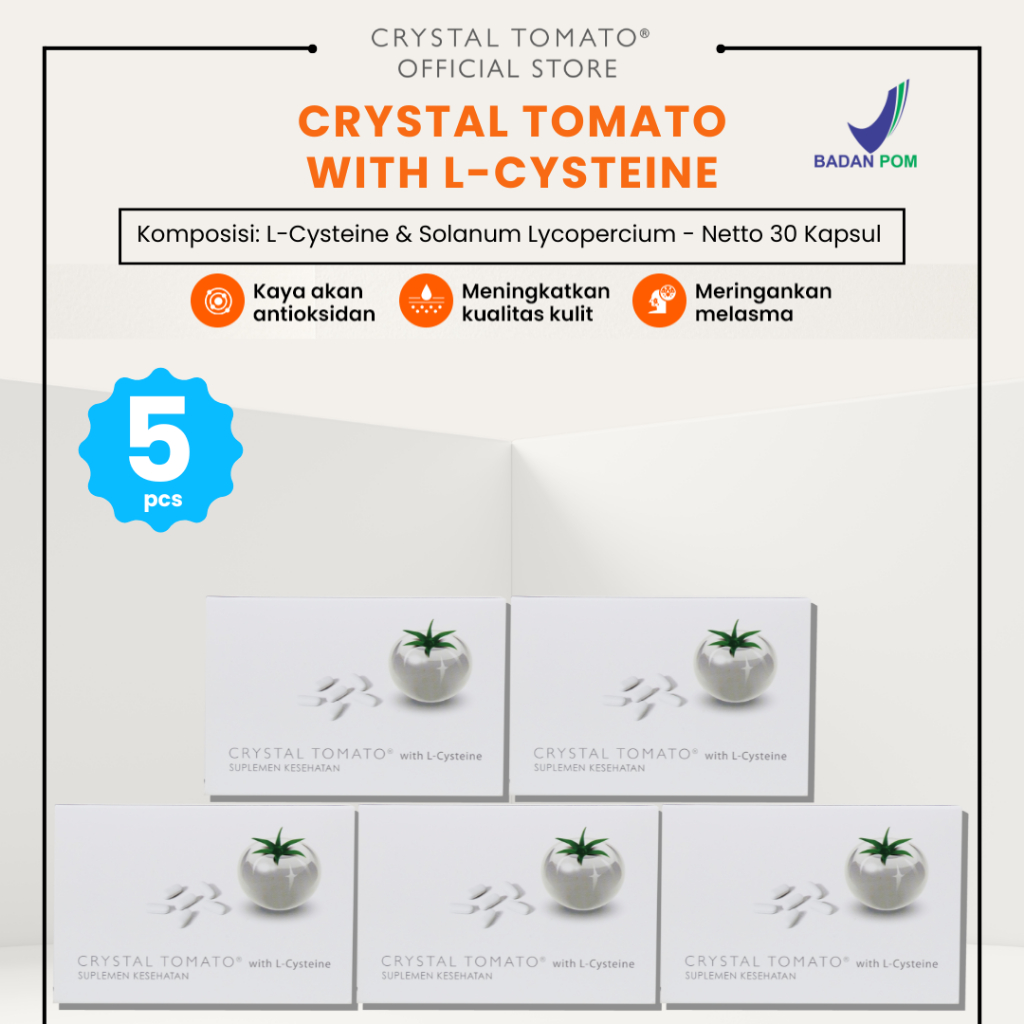 Crystal Tomato with L-Cysteine suplement Bundle 5