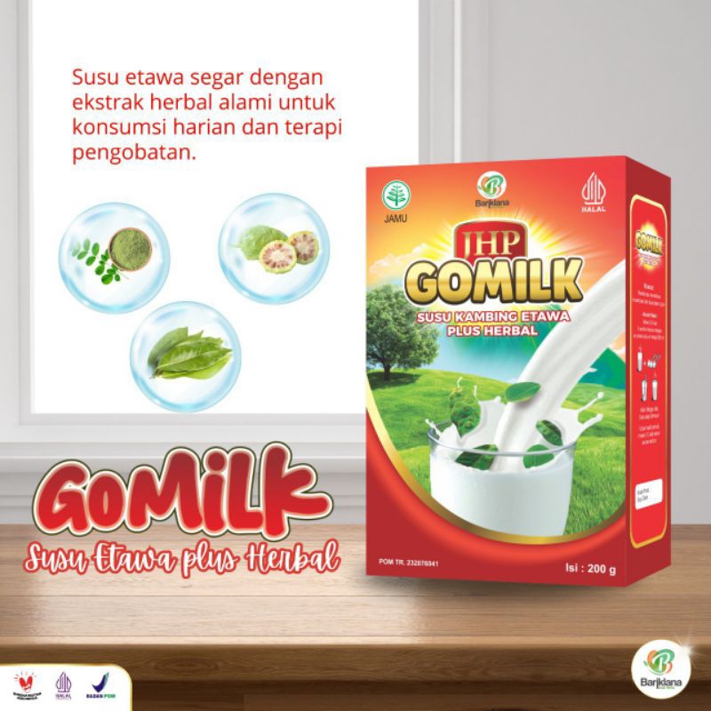 

Susu kambing etawa plus herbal alami susu gomilk 200 gram