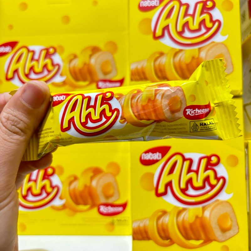 

Richeese Ahh Harga 1 Box isi 20 pcs @4gr