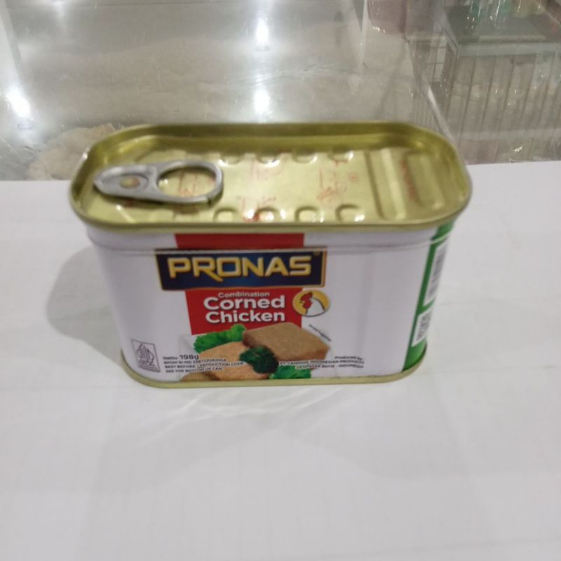 

Pronas Corned Chiken berat bersih 198gr