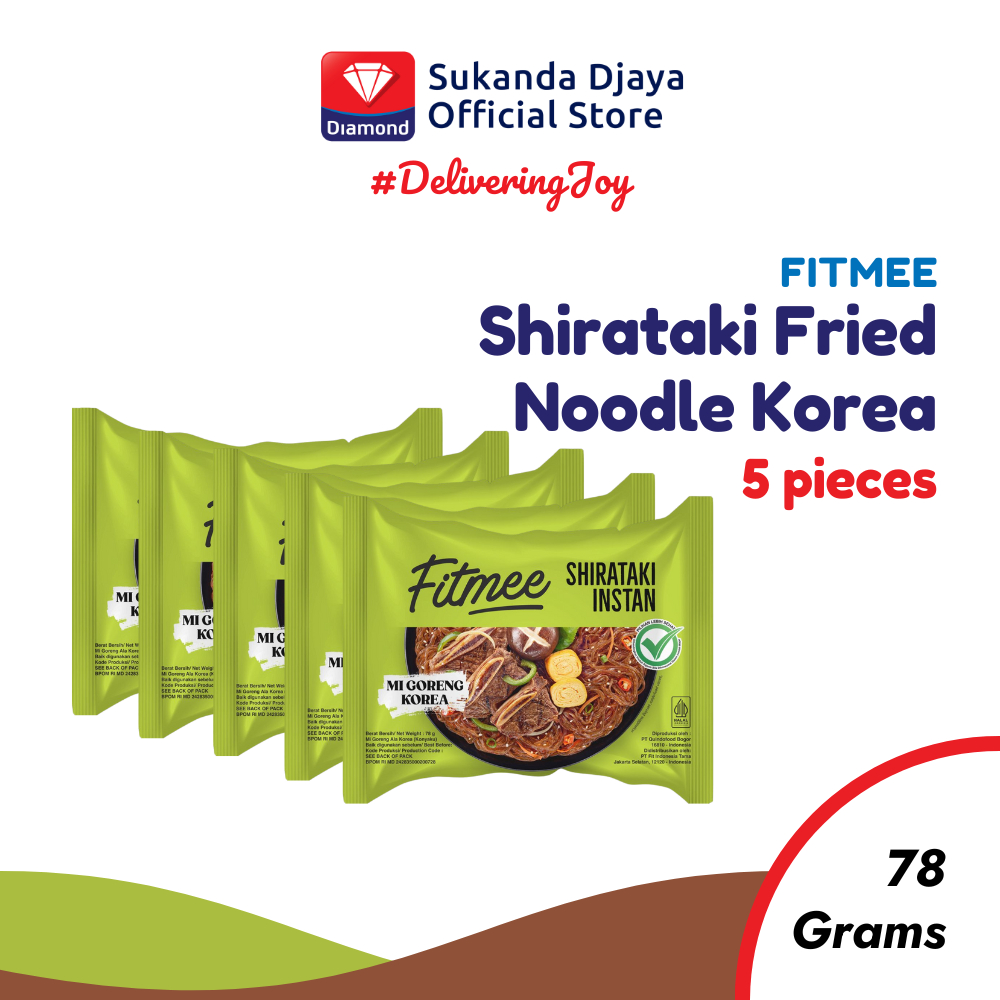 

Fitmee Mie Instan Shirataki Goreng Korea Gluten Free Isi 5