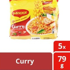 

MAGGI KARI FLAVOUR NOODLES 79X5G(395g) / Mie Maggi