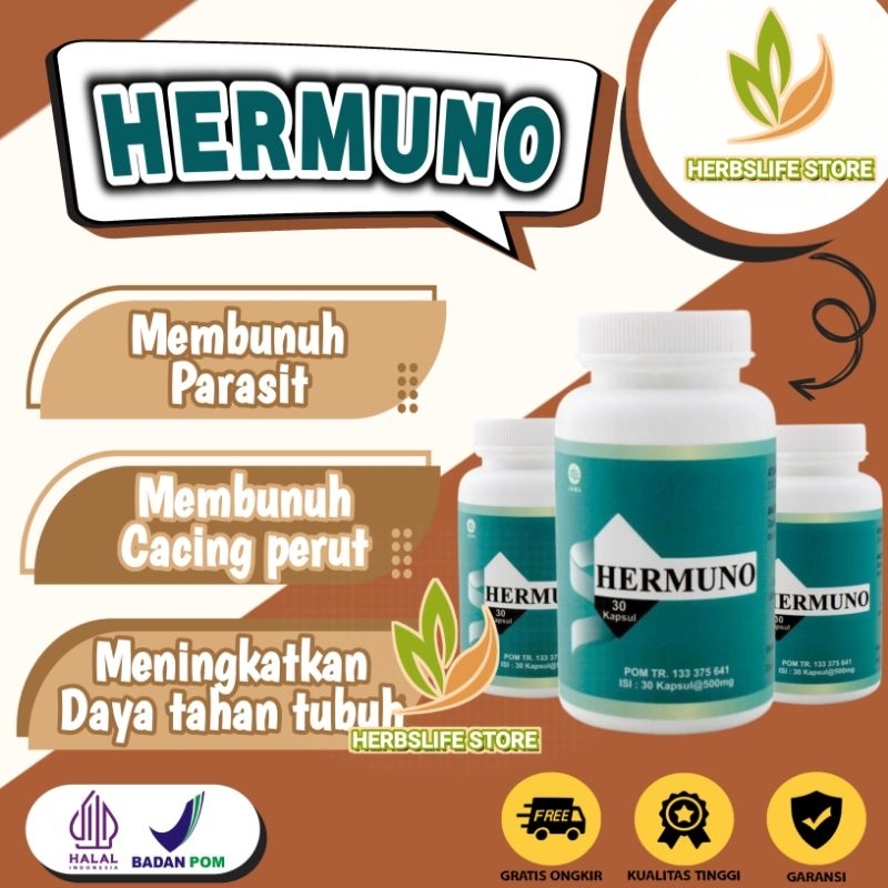 HERMUNO ASLI OBAT ANTI PARASIT | OBAT PARASIT HERBAL HERMUNO ORIGINAL