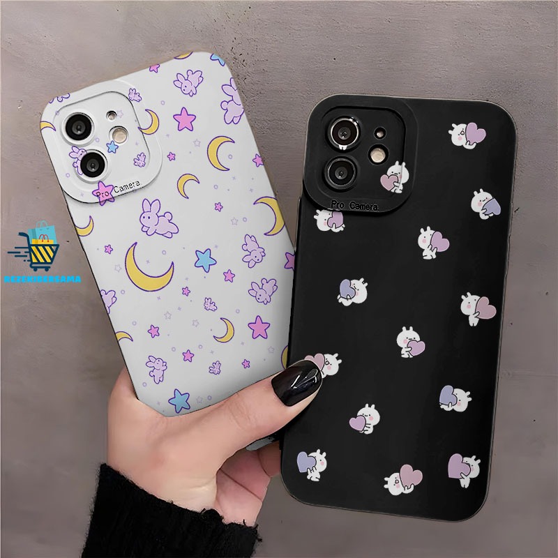 SOFTCASE CASING PROCAMERA CUSTOM LITTLE BUNNY COMPATIBLE FOR IPHONE SAMSUNG REALME VIVO INFINIX OPPO