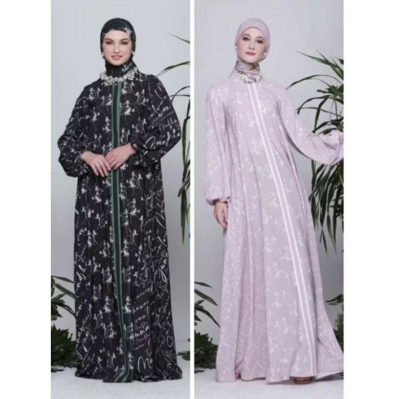 Mandjha Dress Ivan Gunawan Fashion Original Gamis Beauty Orchid Pink XXL,Ready Motif Lainnya Fancies