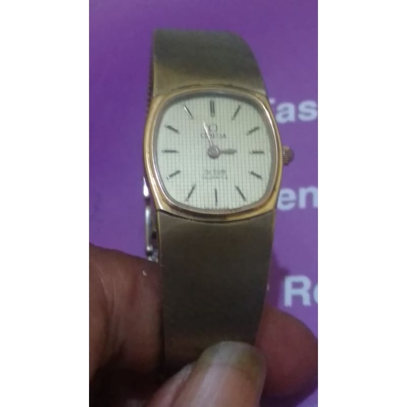 Jam Tangan Omega Deville Quartz Original utk wanita