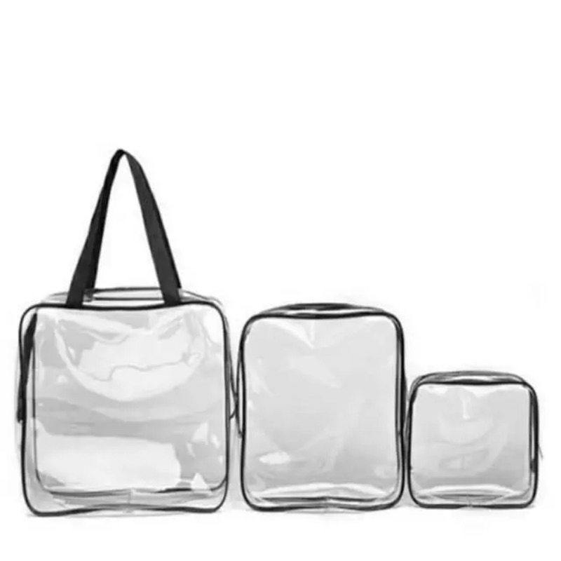 Tas jinjing transparan, tas jinjing, tas travel