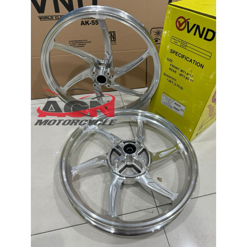 Velg Vnd Racing Six Star 160x185/17 Kawasaki Ninja R/Ninja SS Ninja 150 Rr