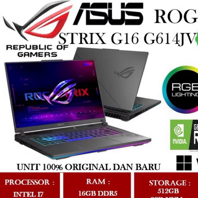 LAPTOP ASUS ROH STRIX G16
