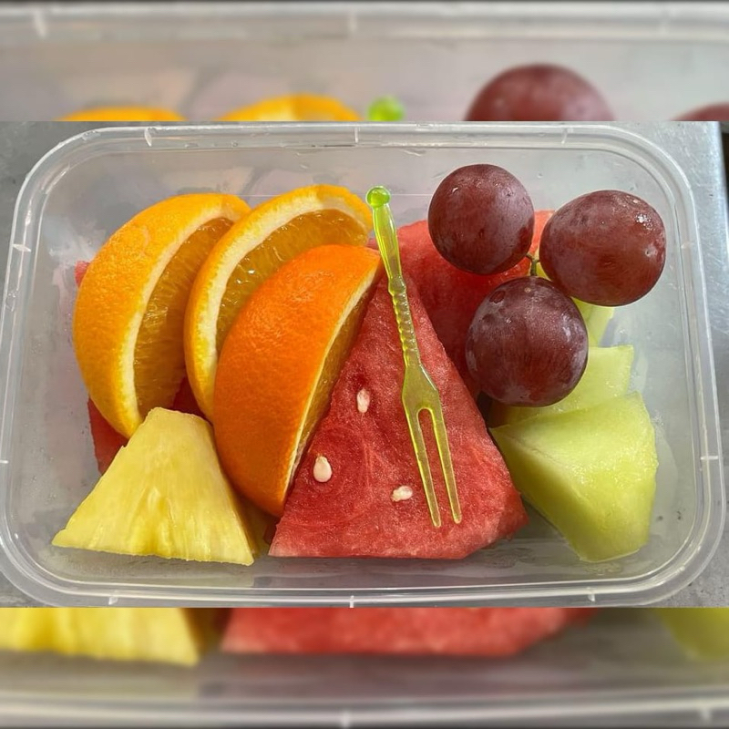 

BUAH POTONG MIX + ANGGUR 25 pack (Thinwall 650ml)