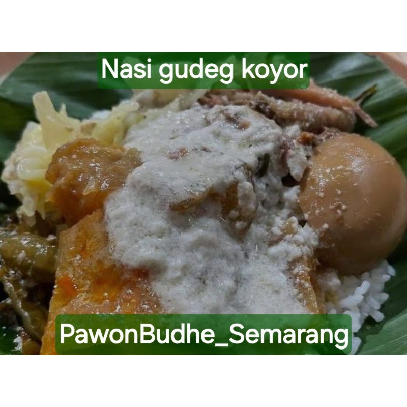 

Paket nasi gudeg istimewa