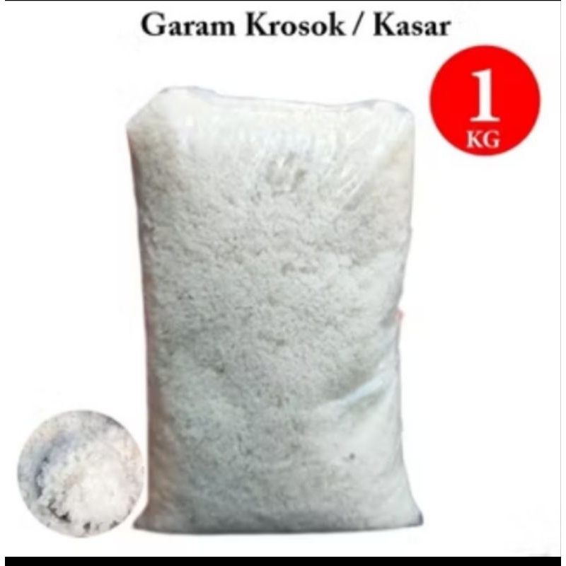 

GARAM KASAR / GARAM KROSOK 1 KG / GARAM INDUSTRI ANEKA PANGAN 1KG