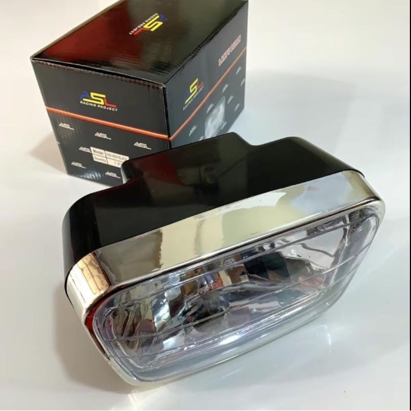 Reflektor Lampu Depan Yamaha RX-K RXKING New Kaca Bening Diamond Fullset Best Import Quality