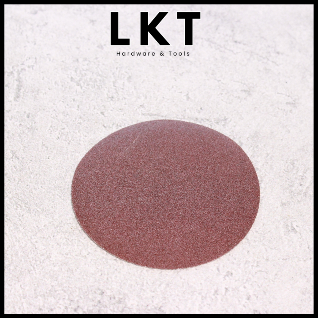 [10 PC] Amplas Bulat Velcro 5 Inch Grit 40 60 80 100 120 130 150 180 220 240 400