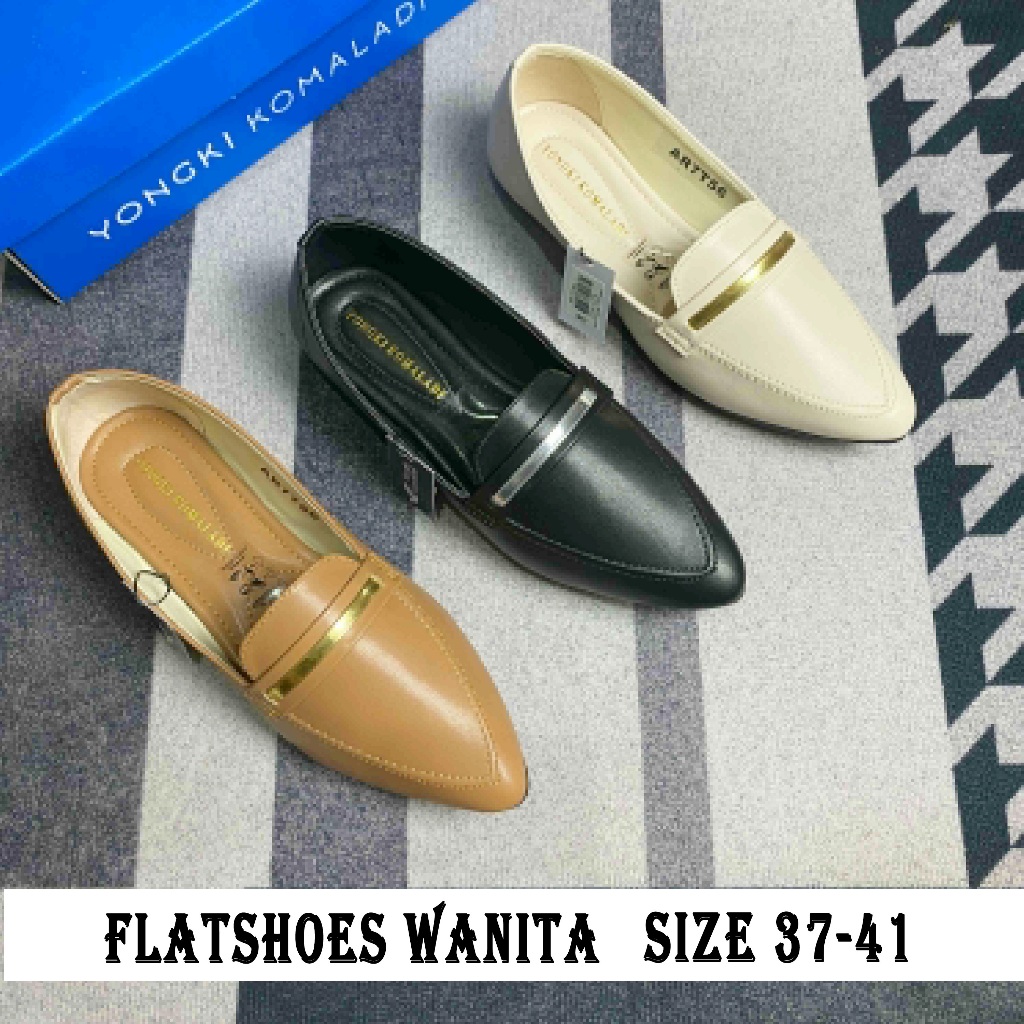 Sepatu Flatshoes/ Sepatu Kerja Wanita Branded 37-41