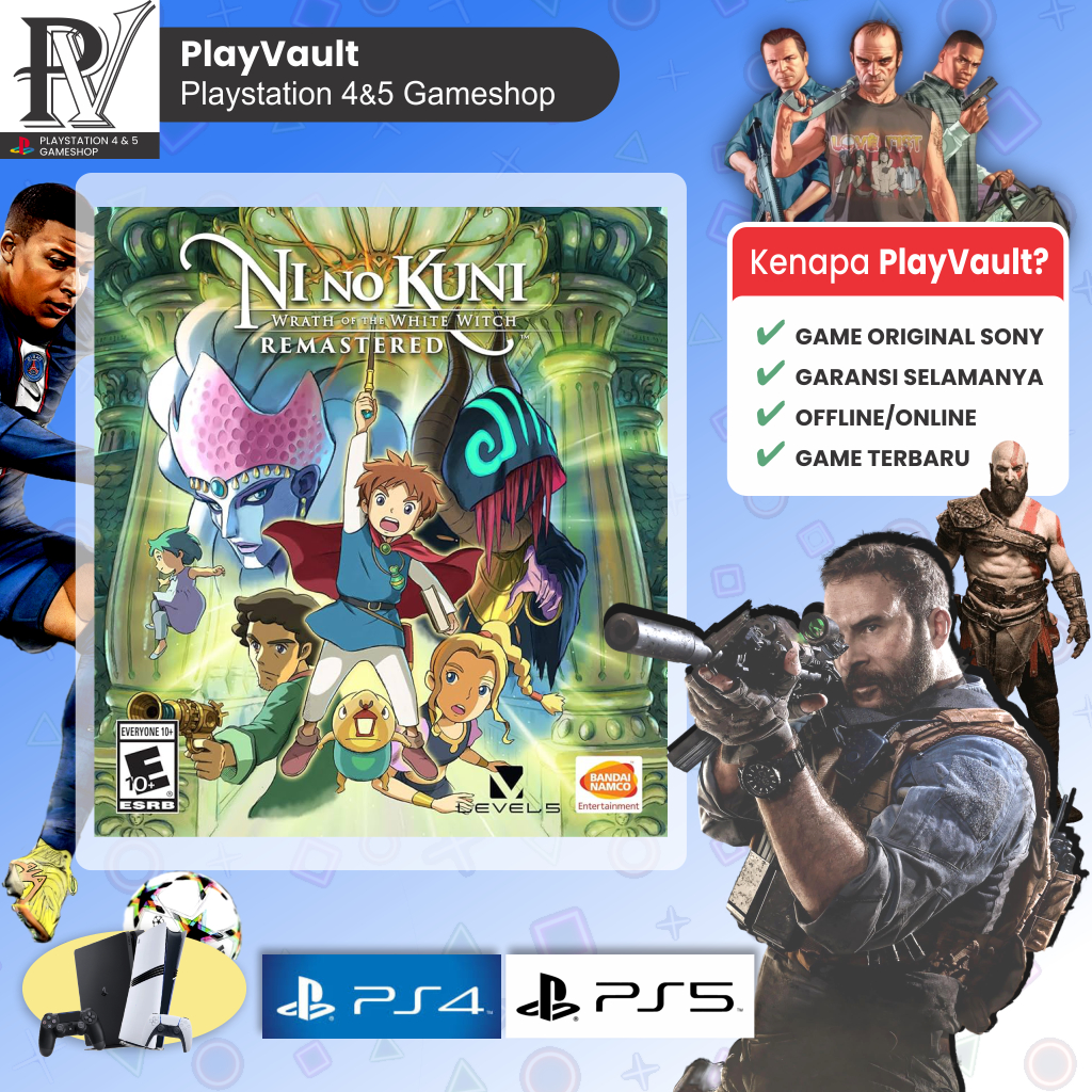 Ni no Kuni Wrath of the White Witch PS4 PS5