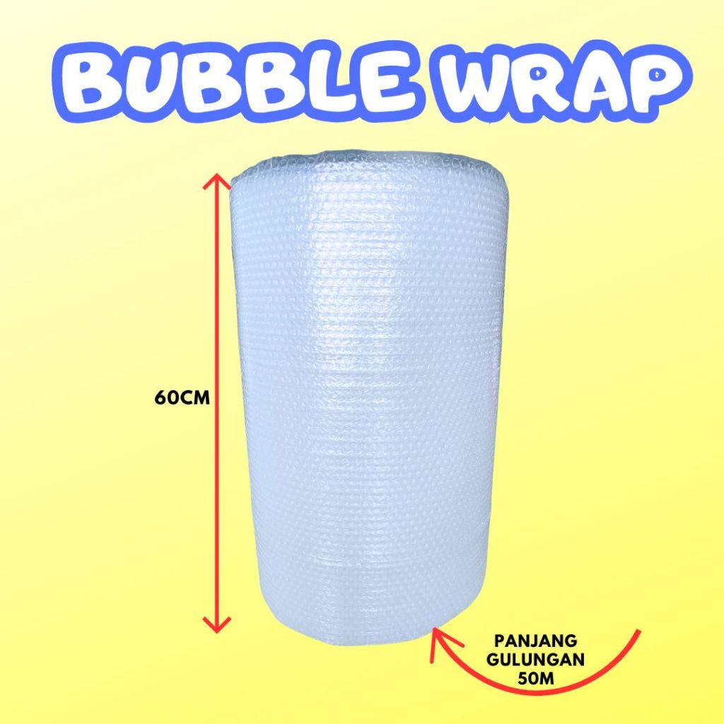

AGS154 Bubble Wrap Bening 60cm x 50m / Bubble Packing Premium