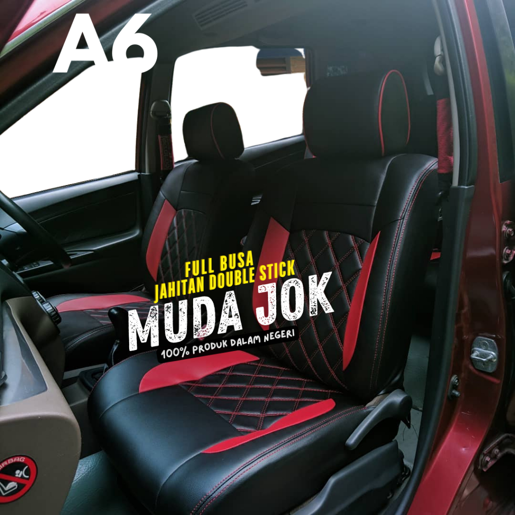 SARUNG JOK MOBIL BALENO NEW 2 BARIS BAHAN MBTECH KUALITAS PREMIUM HIGH QUALITY