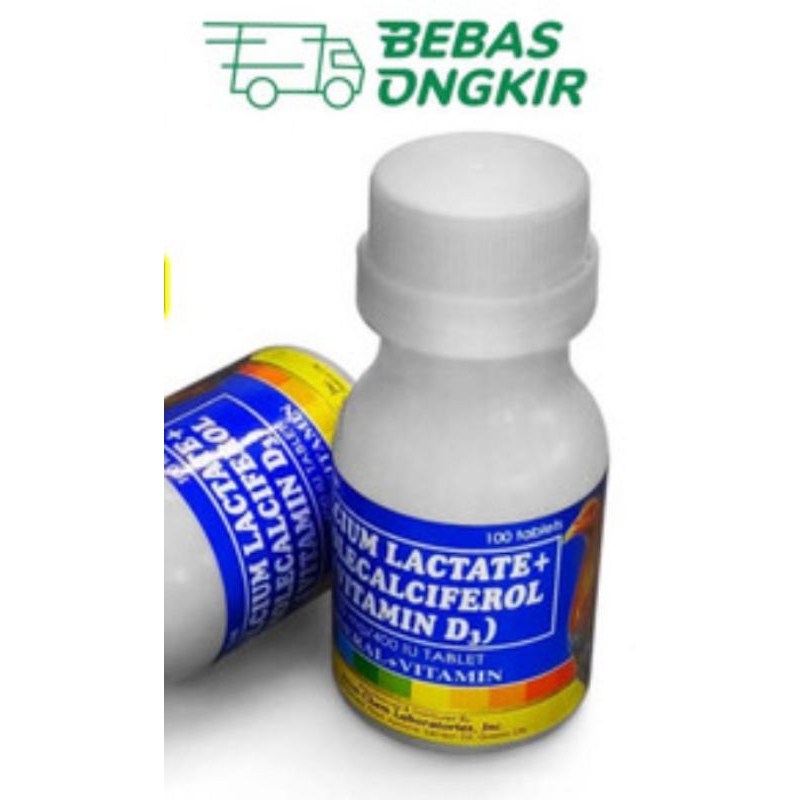 Calcium Lactate Original Import Penambah Kuat Pukulan Tulangan Ayam Laga