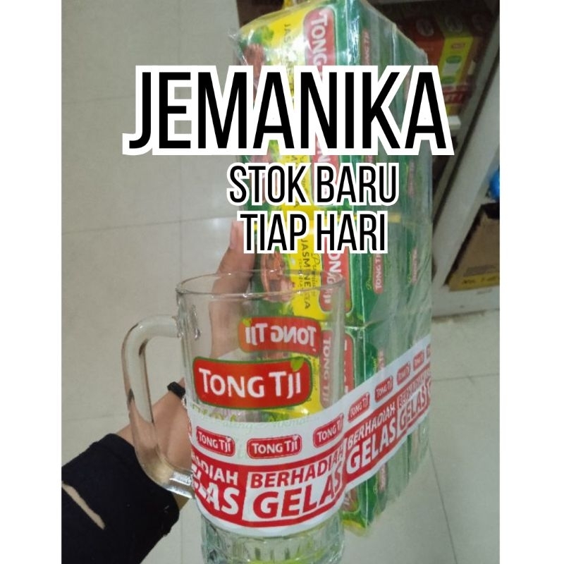 

[FREE GELAS TIAP 1 SLOP] Tong Tji Premium Jasmine Tea 40GR Teh Tubruk Wedangan Solo Es Teh Viral