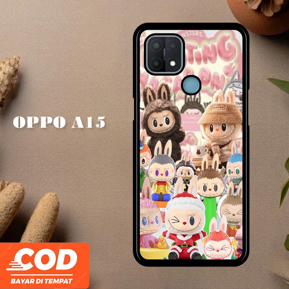 [A02] Labubu Casing OPPO A15 Case Pelindung Hp Keren Lucu Viral Unisex Terbaru