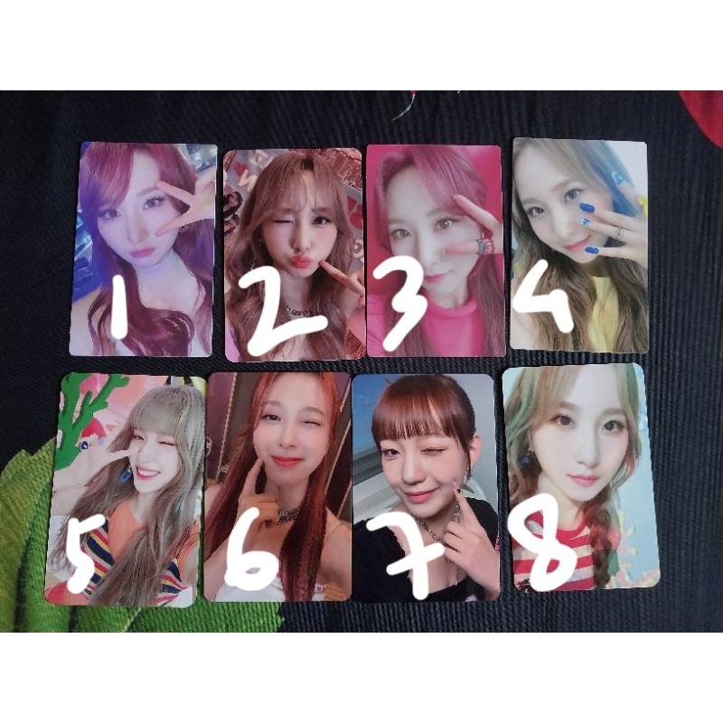 ROCKET PUNCH RCPC JURI SUYUN YUNKYOUNG SOHEE PC PHOTOCARD