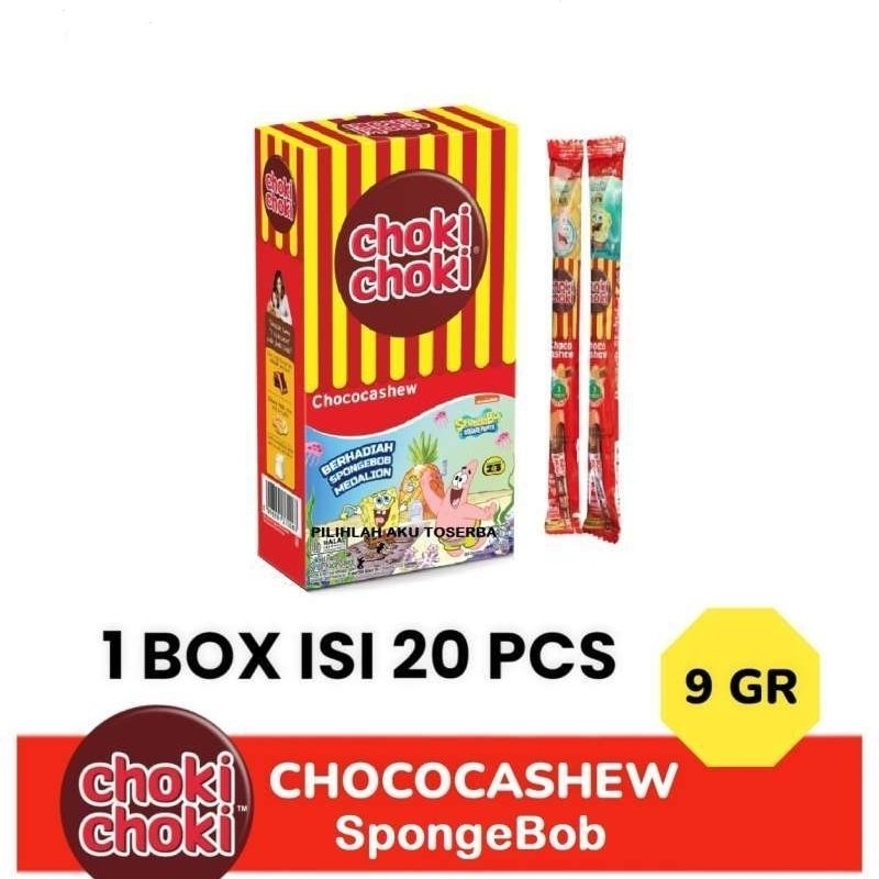 

[1 Box] Choki Choki Chococashew Cokelat Pasta isi 20