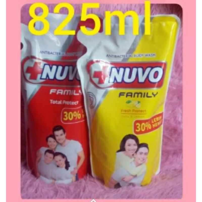 Nuvo sabun mandi cair 825ml/ Nuvo body wash/ sabun mandi Nuvo/ sabun cair Nuvo jumbo