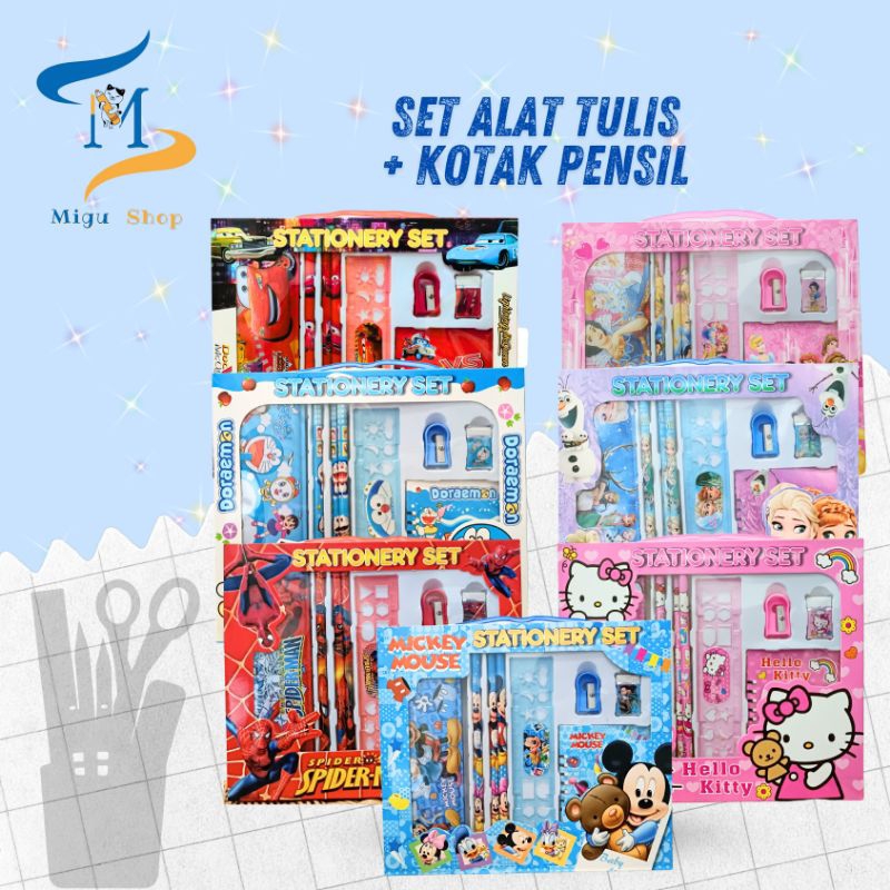 

Set Alat Tulis + Kotak Pensil